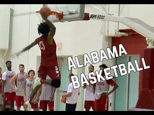 Alabama Basketball Practice