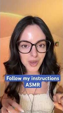 #asmr follow my instructions ✨ #sleep