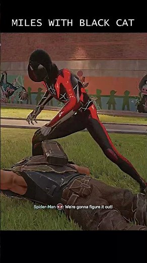 Spider-Man 2 Miles Morales Teaming Up With Black Cat #marvel #shorts
