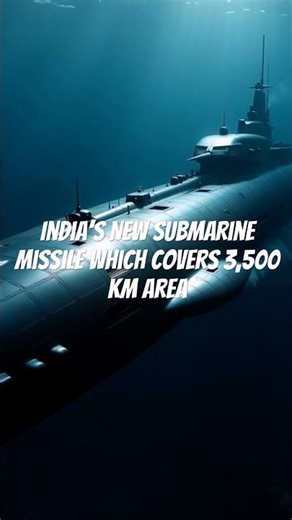 India Tests K-4 Missile 🚀 | 3,500 km Submarine Power | #shorts