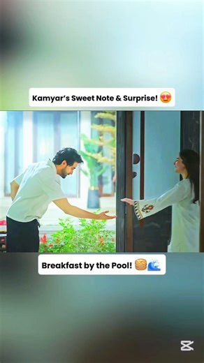 Kamyar’s Sweet Note & Surprise! 😍 Love is in the air! 💌💖 #bilalabbaskhan #haniaaamir #MZHT #edit