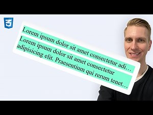 Add Ellipse (…) to Single & Multiline Truncated Text with CSS Text Overflow: Ellipsis