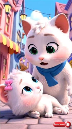 Cute Cat Love Story | Heart-Touching Cartoon Cats | Must Watch 🐾