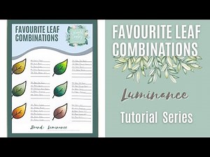 Caran d'Ache Luminance Colouring Tutorial | Spotlight Series: Favourite Leaf Combinations