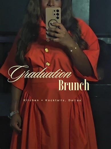 The perfect cap to my graduation weekend. With the people who are my reason why. Kitchen and Kocktails was soo good! (too busy being in the moment and enjoying my people, didn't have any food shots). Love the vibe and ambiance. I will definitely recommend if you love soul food! 10/10! #blackmomsoftiktok #kitchenandkocktailsdallas #texaseats #graduation2025 #zephansandco