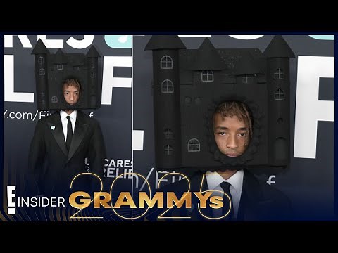 Jaden Smith Wears House on His Head in Must-See Red Carpet Look | Grammys 2025