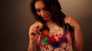 Wanna get weird? Let's get weird! Rainbow Feather Mardi Gras Beads are here to stay: http://buff.ly/1P6LWfd | Flashing Blinky Lights