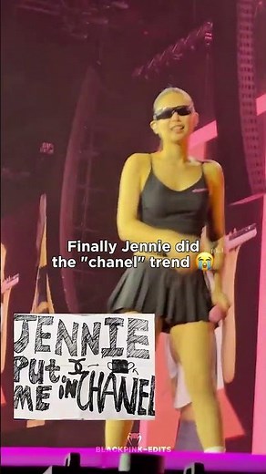 Jennie finally joined the CHANEL trend 🤯😱 #blackpink #jennie #chanel