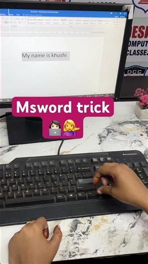 MS Word Font Size Change Without Mouse 😲✨#shortsfeed