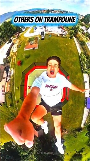 Others Jumping vs This Trampoline Pro 😳🔥💀 #shorts