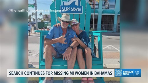 Search continues days after Michigan woman went overboard in the Bahamas