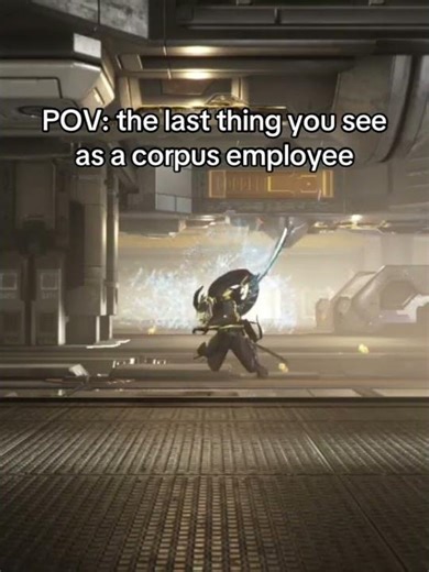 LAST THING YOU SEE AS A CORPUS😂😂#warframe #gaming #funny #fypシ゚viral
