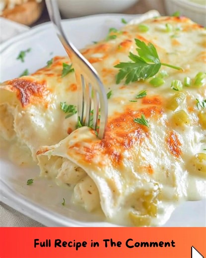21K views · 72 reactions | 龍 Creamy White Chicken Enchiladas –...