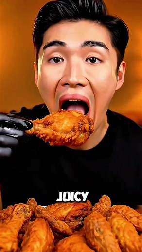 The Crunchiest Fried Chicken Ever 🤯 ASMR #asmr#crunchy#shorts#viralshorts