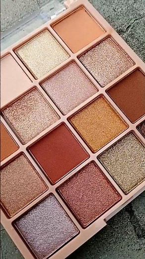 16 Colours Nude Eyeshadow Palette #makeup #eyeshadow #makeuptutorial #eyemakeup #beauty