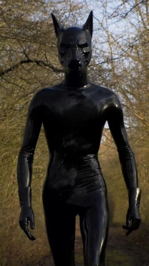 LATEX FOREVER on Instagram: "Transformation complete ✨ @vlx1.0.0 is now sealed in LATEX FOREVER Anubis mask Made-to-measure Pro Latex Catsuit @latexforever_official #latex #rubber #latexforever"