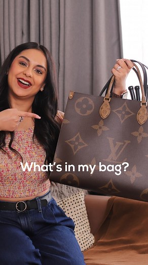 What fits in my LV On The Go (GM)? How much it costs? #LouisVuittonOnTheGo #LVOnTheGo #LVTote #LouisVuittonTote | What When Wear