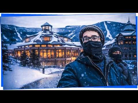 PEGUEI NEVE PELA PRIMEIRA VEZ - Stowe Mountain Resort, Vermont