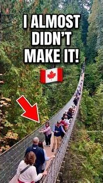 We Got Off Our Alaska Cruise…Then Did THIS! 🇨🇦 | Vancouver & Capilano Suspension Bridge