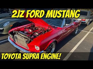 Toyota 2JZ Swapped 1968 Ford Mustang Convertible
