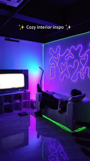 The best atmosphere marker😘#decoration #cozyvibes #RGBLights #roomdecor #tiktokmademebuyit
