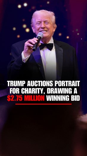 SOLD: President Trump leads a charity auction during the Mar-a-Lago New Year's Eve party. The auction's winner bids $2.75 million for a portrait of Jesus. | Fox News