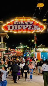 To scream or not to scream while riding the Giant Dipper Roller Coaster? The answer is obviously to scream as loud as you can! | Native Santa Cruz