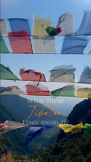 Do You Know What These Flags Really Mean? 🏔️🙏 | Tibetan Prayer Flags