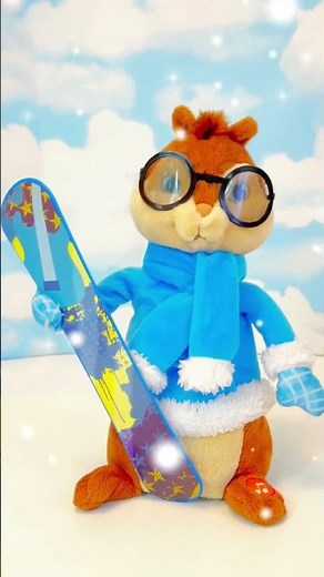 The Chipmunks Song Toys Singing Simon Snowboarding! #thechipmunks #musicaltoys #themesongs