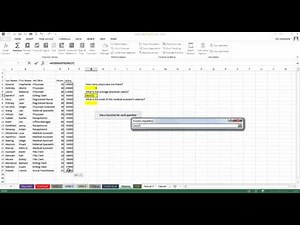 Excel Lab 2 Solution