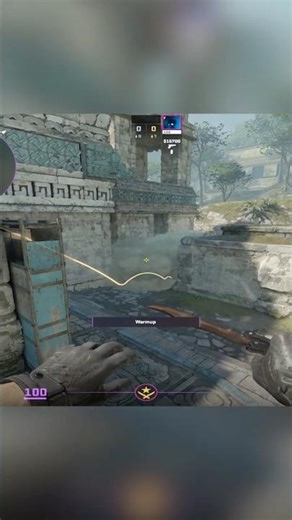 CS2 Ancient B Short Smoke #shorts #fyp