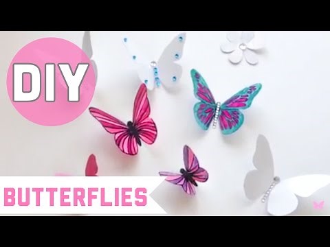CRAFTS:How to make butterflies with recycled plastic