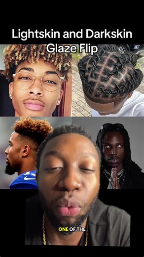 Darksin and lightskin glaze flip - - - - - - - - #darkskin #glaze #greenscreen