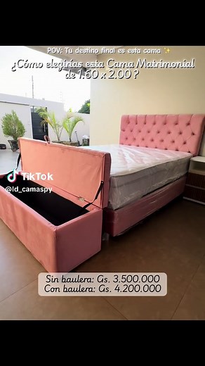 Cama Mónaco Matrimonial: Elegancia y Confort