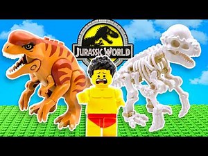 I built a JURASSIC WORLD ZOO in LEGO…