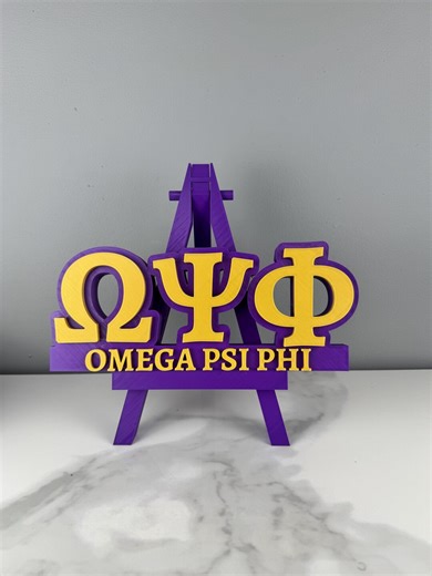 Omega Psi Phi Desk Sign - Etsy