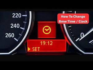 How to change Time / Clock on Any BMW