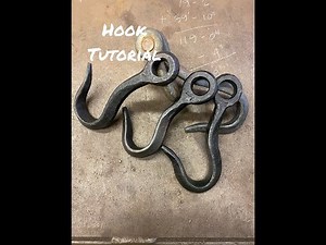 Blacksmith hand forged hook how-to