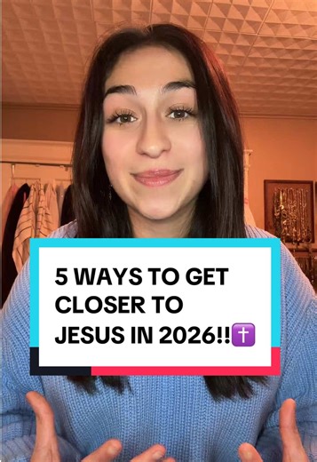 5 WAYS to Get Closer to Jesus in the New Year 🤍✝️ 1️⃣ Read the Bible every day Start with the Gospels: Matthew, Mark, Luke, and John. If you want guidance, listen to Bible in a Year, it’s an incredible way to stay consistent and truly understand Scripture. 2️⃣ Pray the Rosary daily Meditate on the life of Christ through the mysteries. If you stay faithful to the Rosary, you will see transformation in your heart and life. 3️⃣ Commit to Mass Go every Sunday, and if you can, add daily Mass. Even o