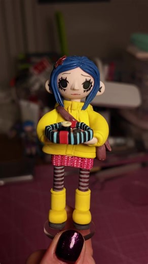 Be Careful What You Wish For: Coraline Handmade Cold Porcelain Art