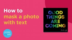 Want to take your designs to the next level? Here’s how you can mask a photo with text 👇 #LearnWithPosterMyWall | PosterMyWall