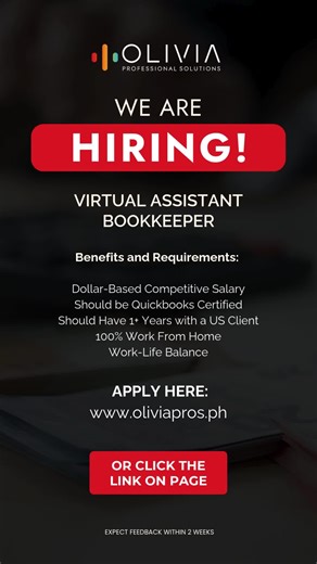 We Are Hiring Bookkeepers - Work From Home Opportunities
