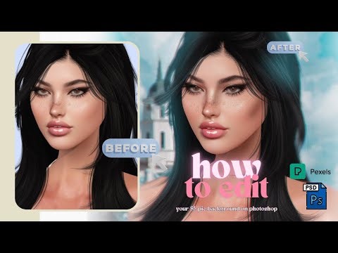 How to Edit backgrounds into your Second Life portraits - Photoshop Tutorial