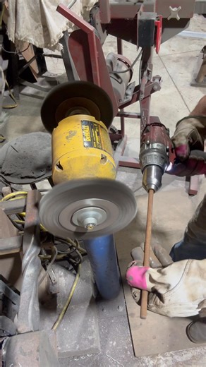 20K views · 76 reactions | Great way to clean surface rust off round stock. | The Blacksmith & The Painter | Facebook