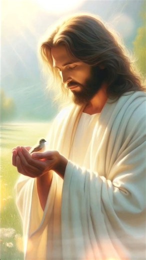 Jesus Holds Every Sparrow… And He Cares for YOU ❤️🕊️ | Safe in Your Hands #Shorts