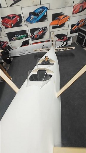Stearman PT-17 Cockpit Build ✈️ FPV Ready! #RCPlane #Stearman #FPV #ModelAircraft #Shorts