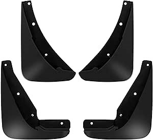 Mud Guards Splash Flaps Fender Heavy Duty Molded Compatible for 2015-2023 Dodge Challenger Front & Rear Mud Flaps, 4pc Set