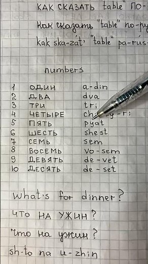 🇷🇺 Learn Numbers 1–10 in Russian | Easy Russian for Beginners