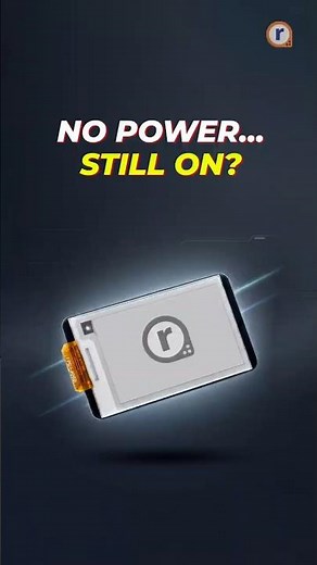 This Display Uses Power ONLY When It Changes!