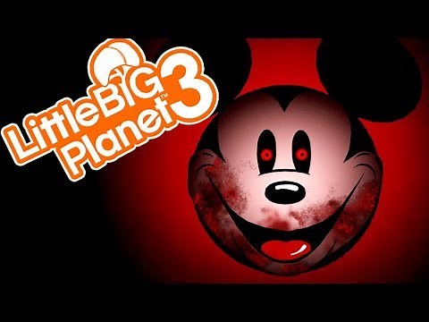 AGONY WITH MICKEY! | Little Big Planet 3 Multiplayer (107) Abandoned By Disney